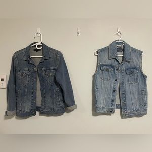 -TOPMAN Vest -UNICLO Jacket